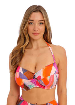 Biustonosz kąpielowy Fantasie Swim AGUADA BEACH FS502909SUI Uw Twist Bandeau Bikini Top Sunrise