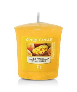 Mała świeczka zapachowa Votive Yankee Candle MANGO PEACH SALSA