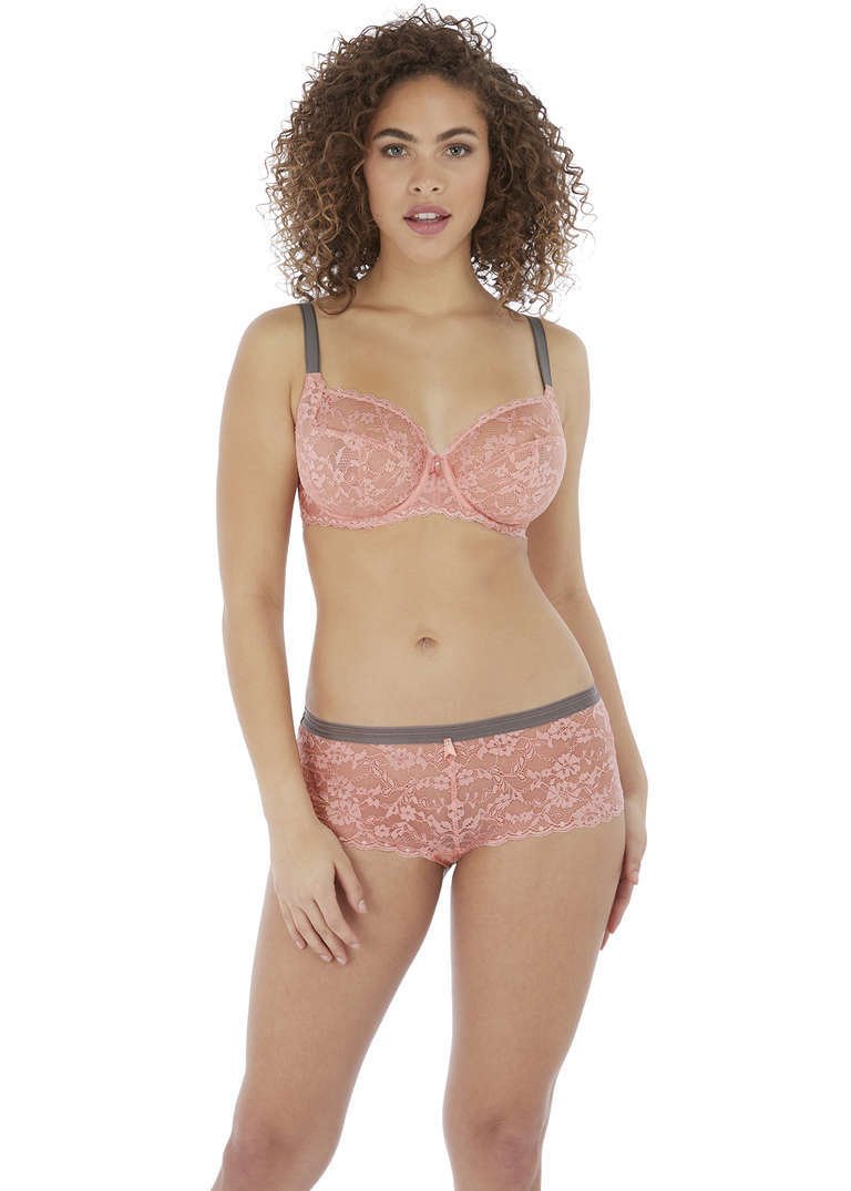 Biustonosz Freya OFFBEAT AA5451ROP Uw Side Support Bra Rosehip