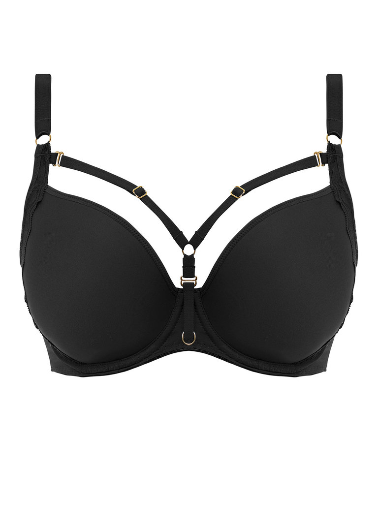 Biustonosz Freya TEMPTRESS AA400131BLK Uw Moulded Plunge T-shirt Bra Black