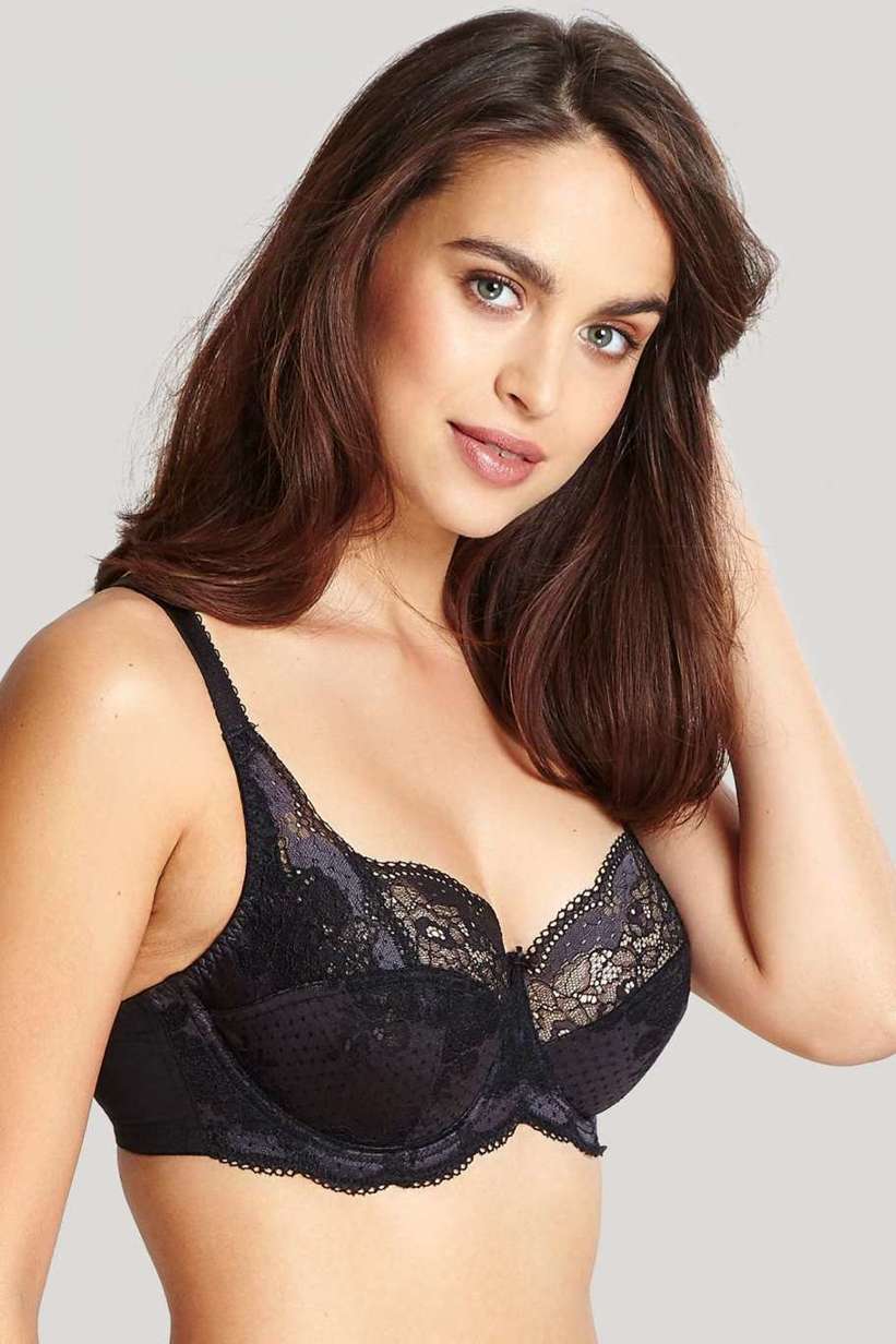 Biustonosz Panache Superbra CLARA 7255 Full Cup Charcoal / Black