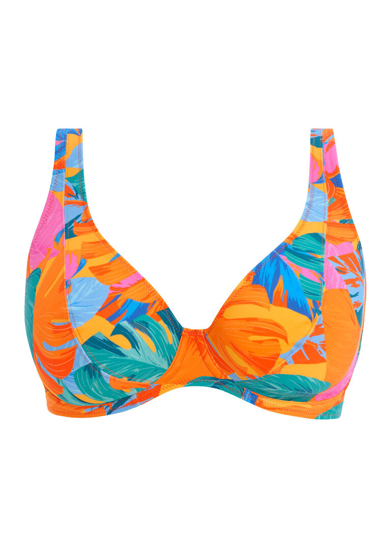 Biustonosz kąpielowy Freya Swim ALOHA COAST AS205213ZET Uw High Apex Bikini Top Zest