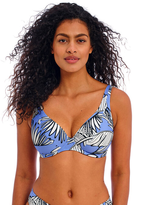 Biustonosz kąpielowy Freya Swim MALI BEACH AS205113COR Uw High Apex Bikini Top Cornflower