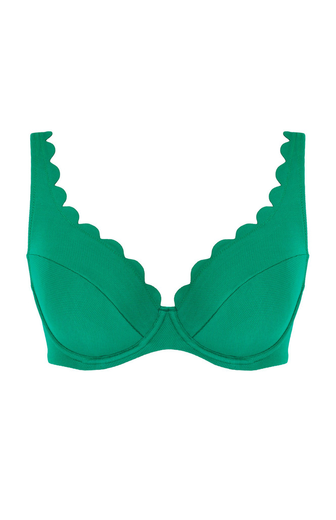 Biustonosz kąpielowy Panache Swim SPIRIT SW1784 Lauren Plunge Bikini Top Verde