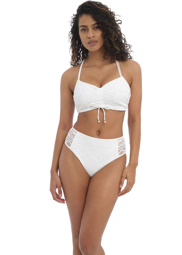 KOMPLET - Strój kąpielowy Freya SUNDANCE White - wybierz fasony i rozmiary (30F, 30G, 32DD, 36F, 38E)