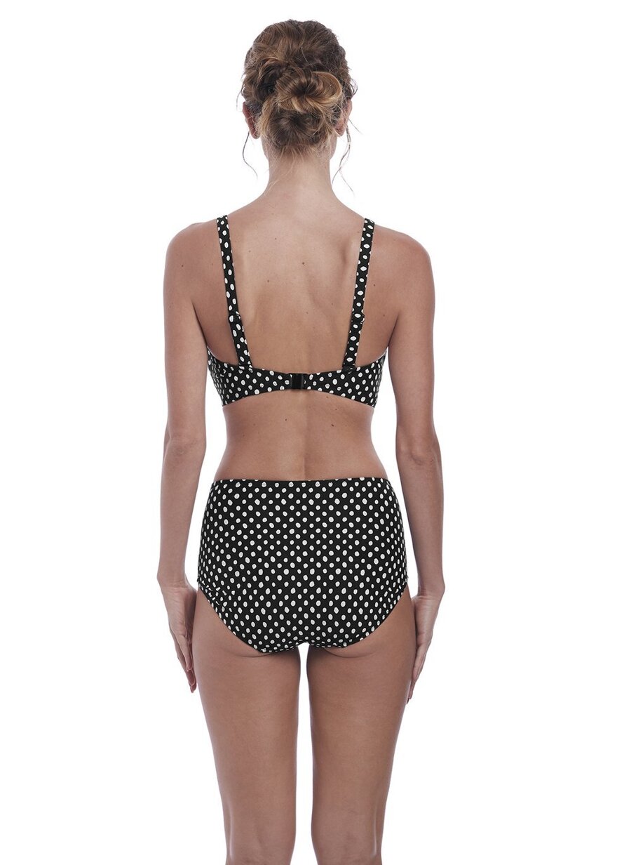 KOMPLET - Strój kąpielowy dwuczęściowy Fantasie Swim SANTA MONICA Black & White - wybierz fasony i rozmiary (30F, 30FF, 32DD, 36DD)