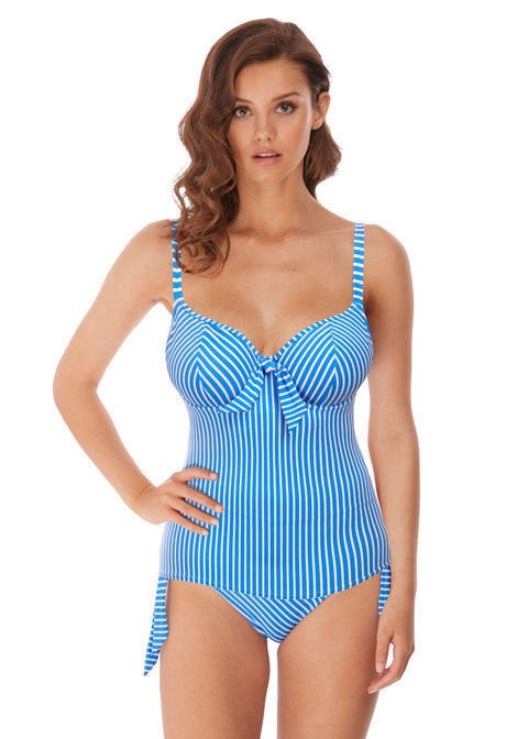 KOMPLET - Tankini i majtki Freya BEACH HUT Blue Moon AS6796BMN + AS6793BMN  (38G + XL)