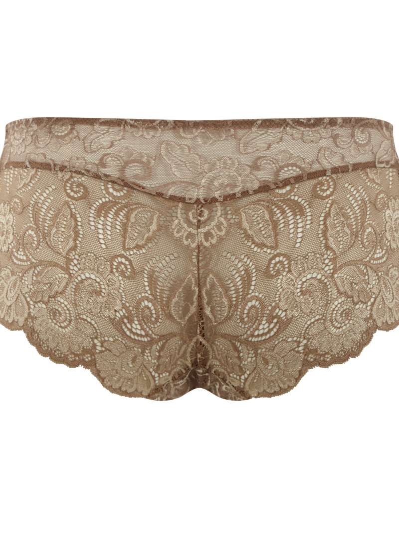 KOMPLET bielizny Panache ANDORRA Warm Taupe - Full Cup 5675 + 5674 Short (32F, 34H, 36F)