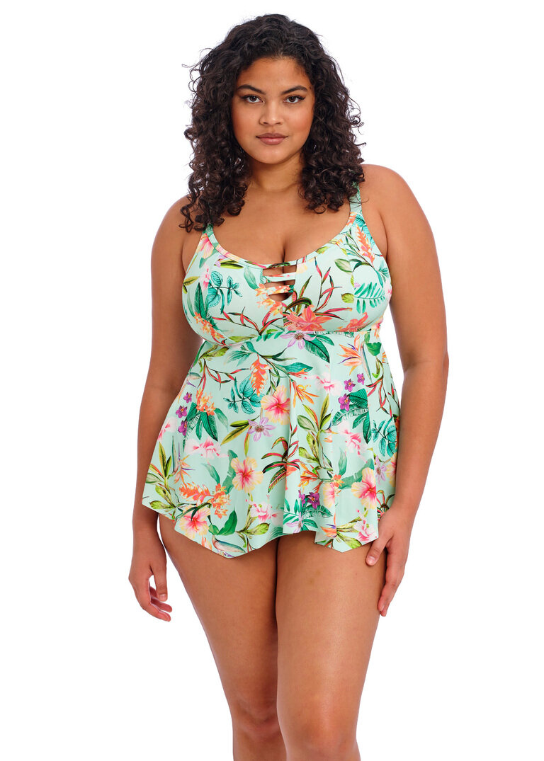 Koszulka kąpielowa Elomi Swim SUNSHINE COVE ES801861AQA Non Wired Moulded Tankini Top Aqua