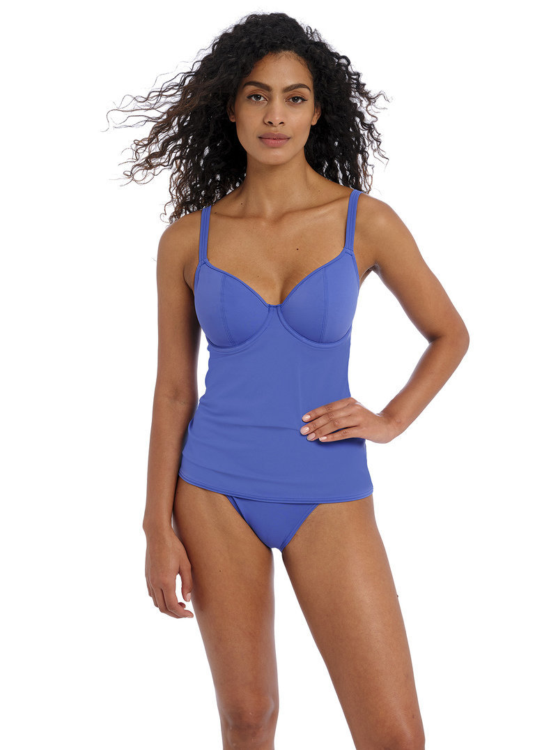 Koszulka kąpielowa Freya JEWEL COVE AS7238PLE Uw Tankini Top Plain Azure