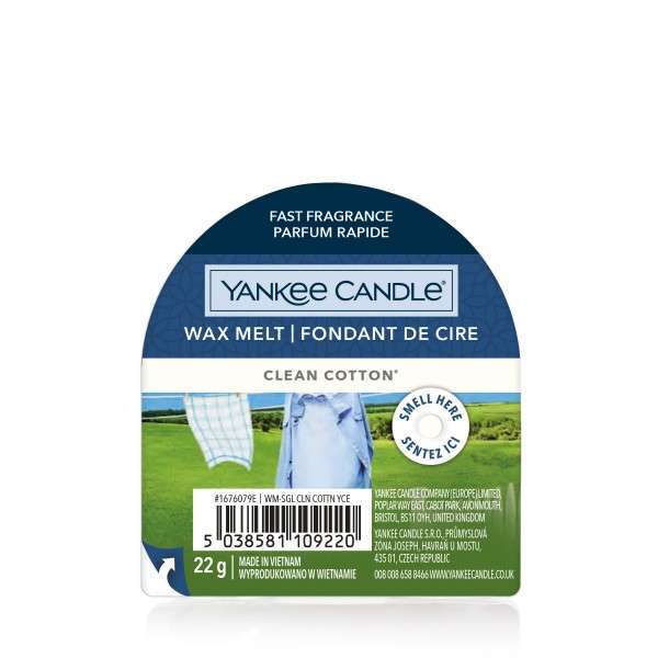 Wosk zapachowy Yankee Candle CLEAN COTTON