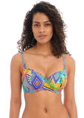 KOMPLET - Kostium kąpielowy dwuczęściowy Freya Swim CALA PALMA AS202403MUI Uw Sweetheart Bikini Top Multi + majtki (30DD, 30G, 32E, 32G, 34E