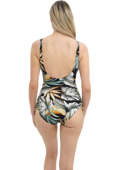 Strój kąpielowy Fantasie Swim BAMBOO GROVE FS501630JET Uw V-neck Swimsuit With Adjustable Leg Jet