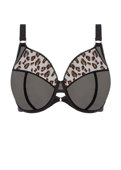 Zestaw bielizny Elomi NAMRAH EL301335BLK + EL301353BLK Uw Bandless Plunge Bra + High Leg Brief Black (32J, 34JJ)