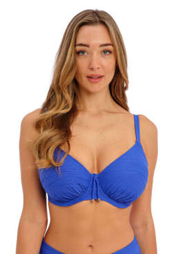 Biustonosz kąpielowy Fantasie Swim BEACH WAVES FS502201ULE Uw Gathered Full Cup Bikini Top Ultramarine