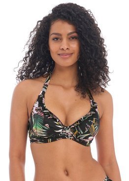 Biustonosz kąpielowy Freya Swim TAHITI NIGHTS AS200004BLK Uw Halter Bikini Top Black