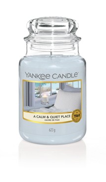 Duża świeca zapachowa Yankee Candle  A CALM & QUIET PLACE