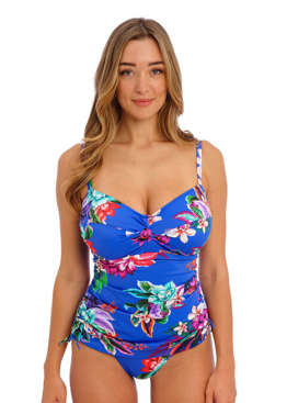 Koszulka kąpielowa Fantasie Swim HALKIDIKI FS501954ULE Uw Twist Front Tankini Ultramarine