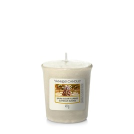 Mała świeczka zapachowa Votive Yankee Candle SPUN SUGAR FLURRIES