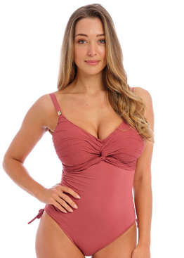 Strój kąpielowy Fantasie Swim BEACH WAVES FS502231PRO Uw Twist Front Swimsuit With Adjustable Leg Persian Rose