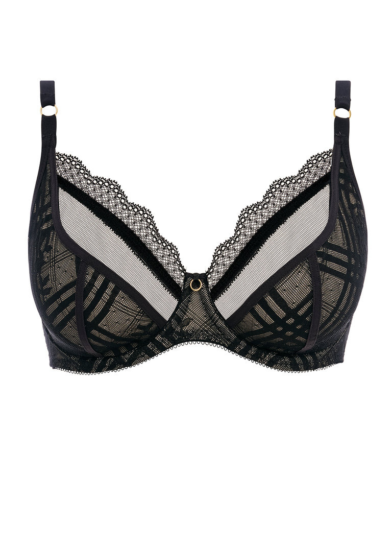 Biustonosz FREYA FATALE AA401402NOR Uw Plunge Bra Noir