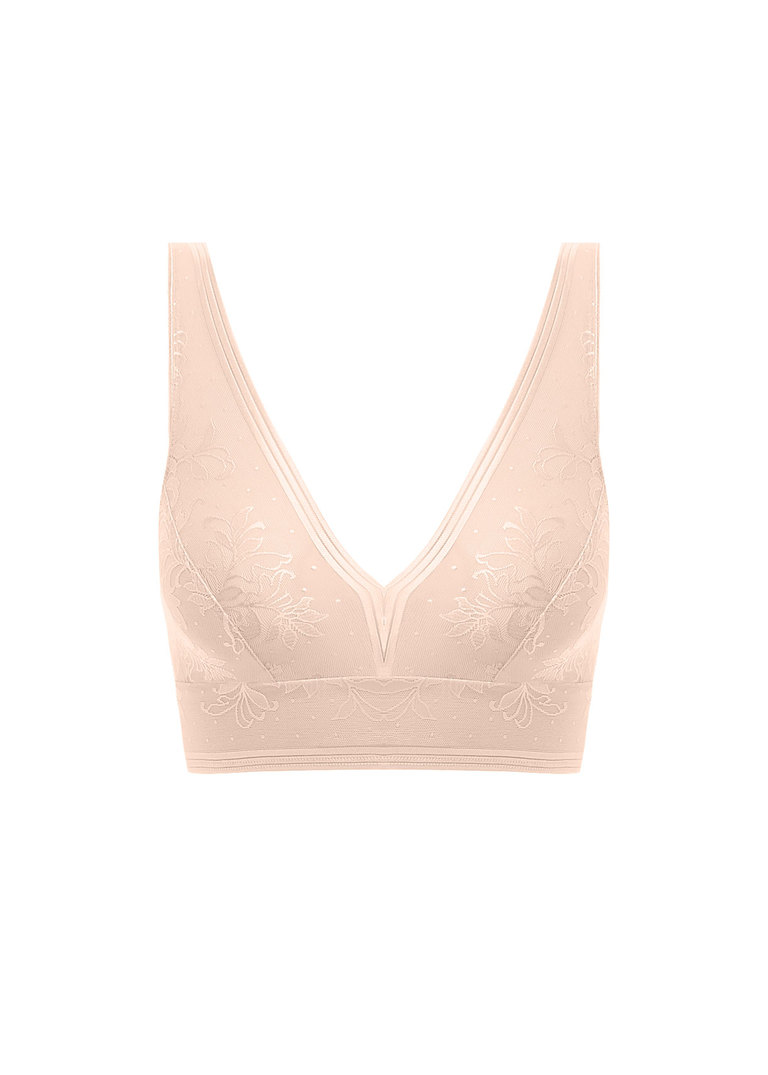 Biustonosz Wacoal NET EFFECTS WA810340253 Bralette Rose Dust