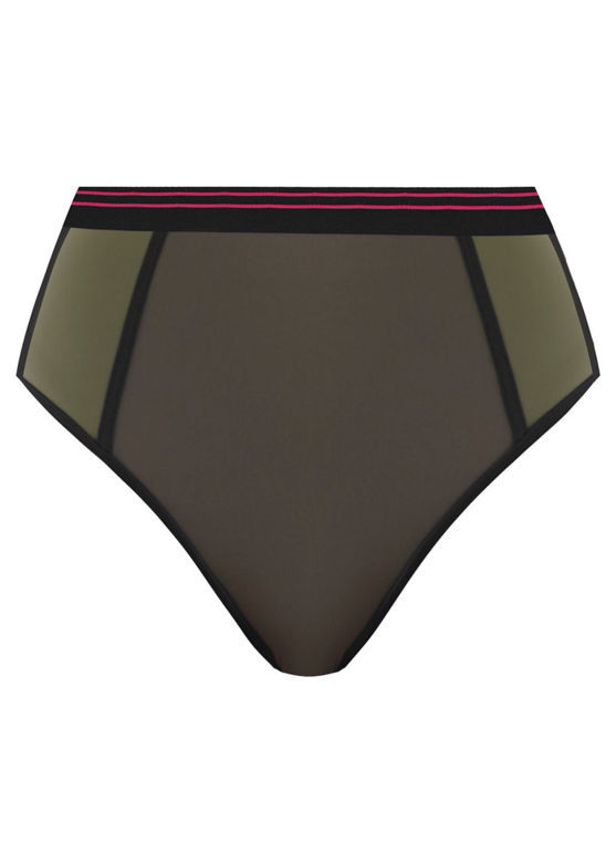 Figi kąpielowe Freya CLUB ENVY AS6825KHI High Waist / Leg Brief Khaki 