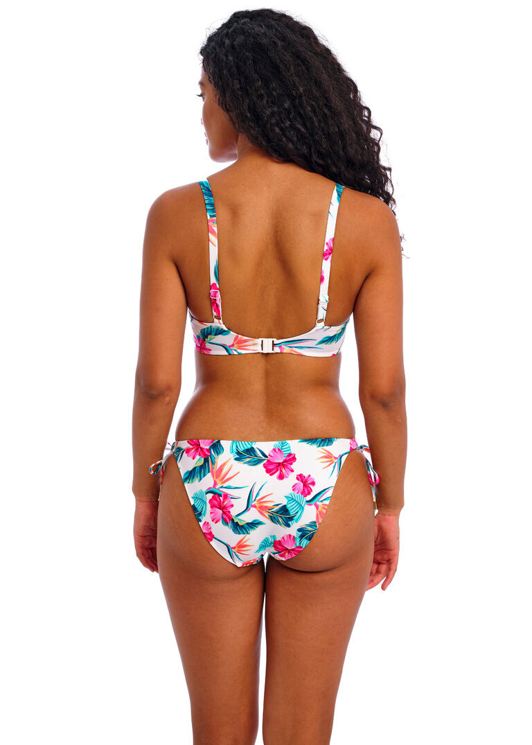 Figi kąpielowe Freya Swim PALM PARADISE AS205075WHE Tie Side Bikini Brief White