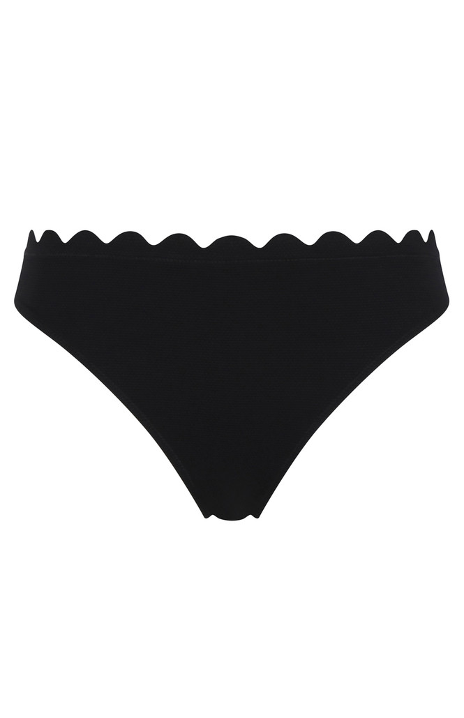 Figi kąpielowe Panache Swim JET SCALLOP / SPIRIT SW1786 Classic Bikini Bottoms Black