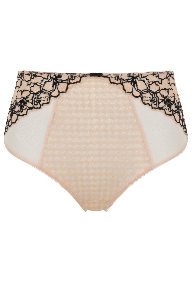 Głębokie figi Panache ENVY 7283 Deep Brief Sand/Black