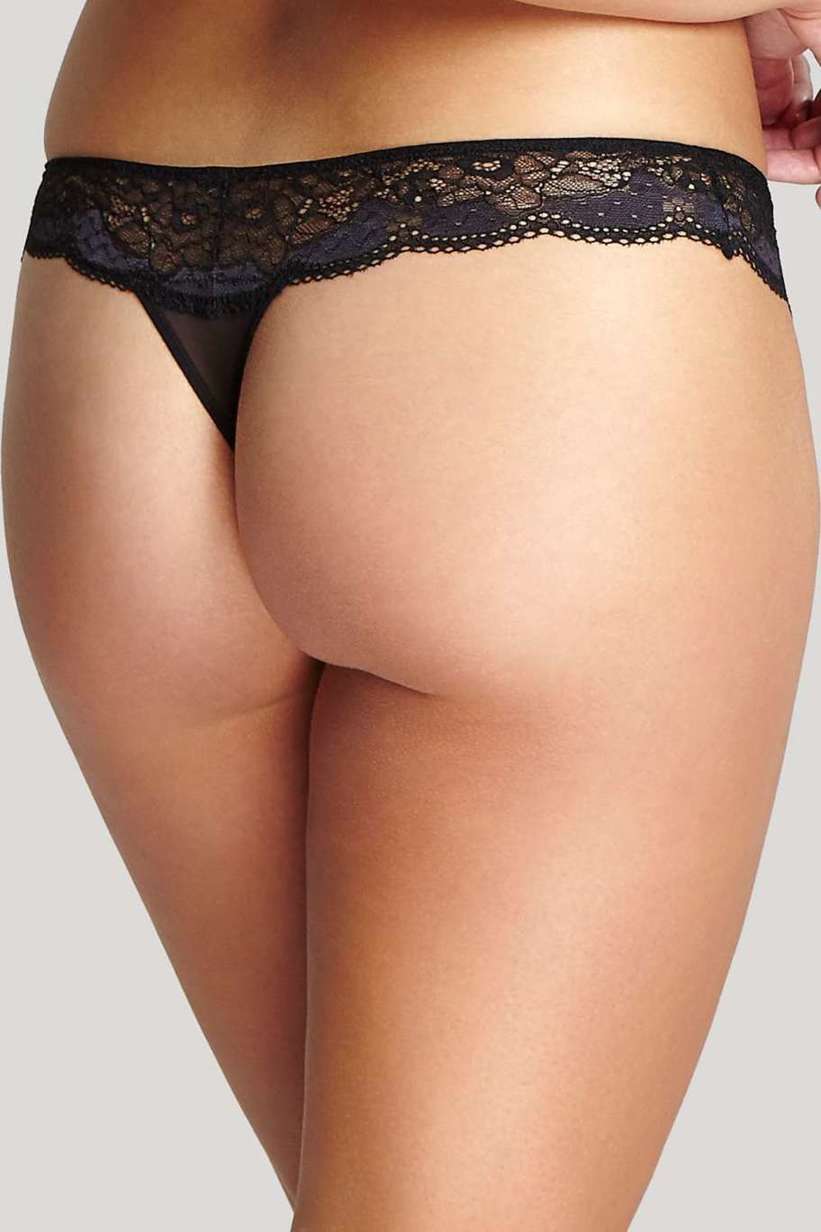 Stringi Panache CLARA 7259 Thong Charcoal/Black