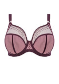 Biustonosz Elomi MATILDA EL8900WID Uw Plunge Bra Wine Diamond