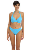 Biustonosz kąpielowy Freya JEWEL COVE AS7232PRQ Uw Halter Bikini Top Plain Turquoise