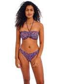 Biustonosz kąpielowy Freya Swim SANTIAGO NIGHTS AS205610LED Uw Bandeau Bikini Top Leopard