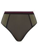 Figi kąpielowe Freya CLUB ENVY AS6825KHI High Waist / Leg Brief Khaki 