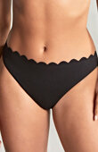 Figi kąpielowe Panache Swim JET SCALLOP / SPIRIT SW1786 Classic Bikini Bottoms Black