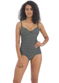 Koszulka kąpielowa Freya Swim CHECK IN AS201956MOM Uw Plunge Tankini Top Monochrome