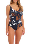 Strój kąpielowy Fantasie Swim LAKE ORTA FS503330FRY Uw V-neck Swimsuit With Adjustable Leg French Navy