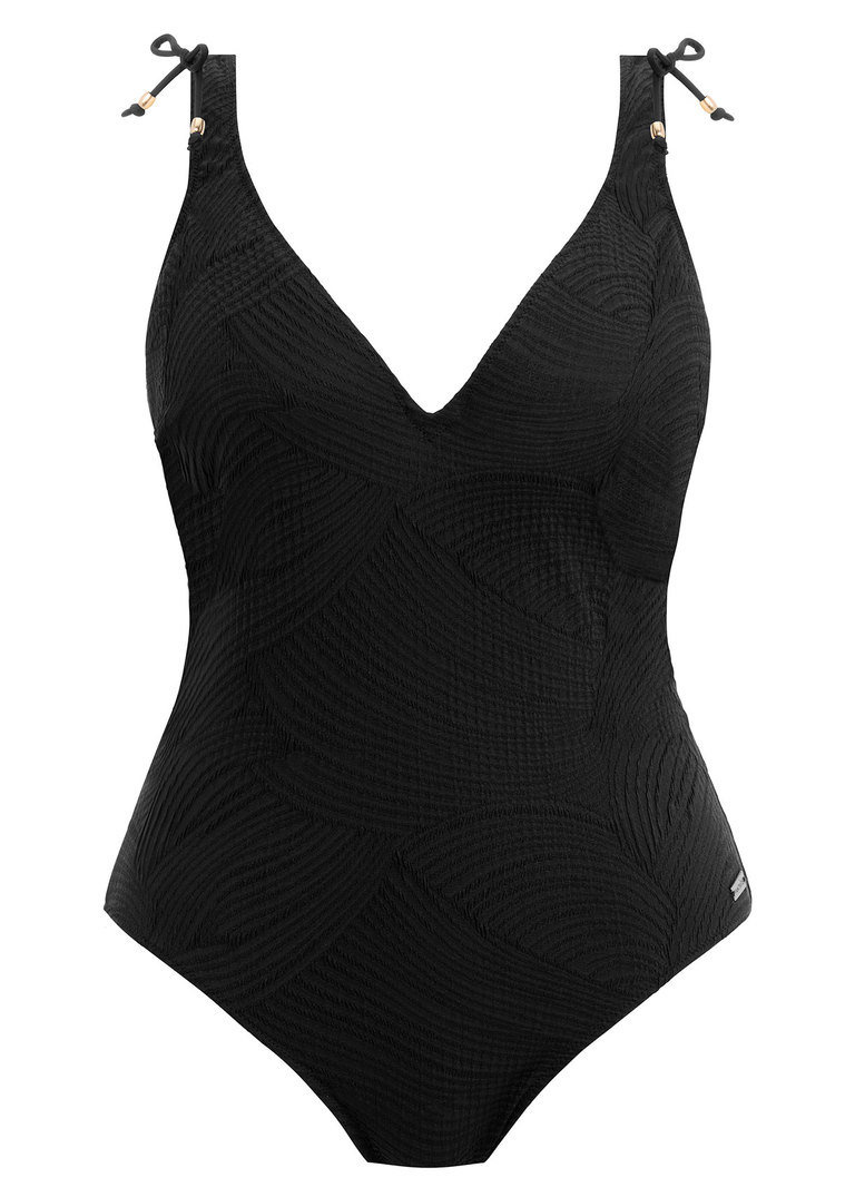 Strój kąpielowy Fantasie Swim OTTAWA FS6496BLK Uw Plunge Swimsuit Black