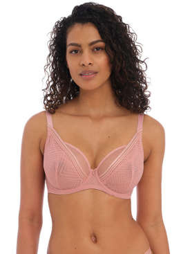 Biustonosz Freya FESTIVAL VIBE AA5621WRL Uw High Apex Bra White Coral