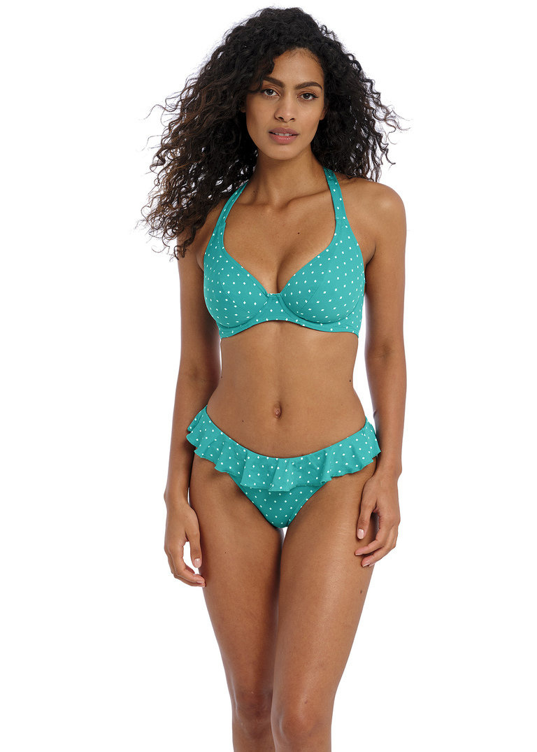 Biustonosz kąpielowy Freya Swim JEWEL COVE AS7232MAR Uw Halter Bikini Top Marine