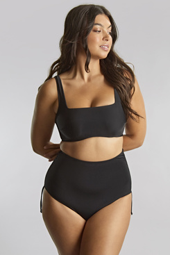 Biustonosz kąpielowy Panache Swim SIGNATURE SW1862B Gina Square Neck Bikini Top Black