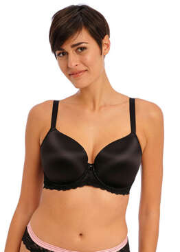 Biustonosz Freya OFFBEAT AA5450BLK Uw Moulded Demi T-shirt Bra Black