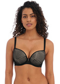 Biustonosz Freya TAILORED AA401131BLK Uw Moulded Plunge T-shirt Bra Black