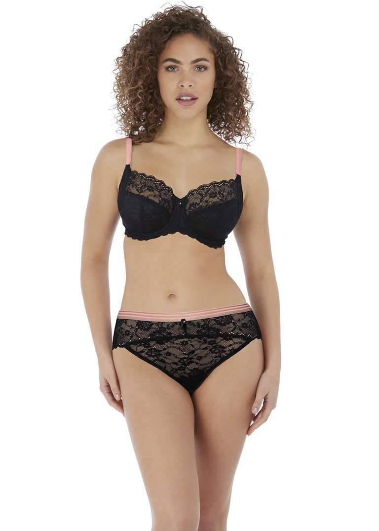 Biustonosz Freya OFFBEAT AA5451BLK Uw Side Support Bra Black