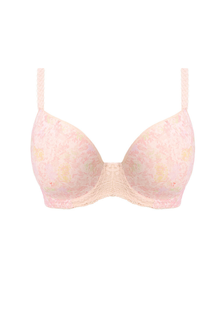 Biustonosz Freya DAYDREAMING AA400831PEM Uw Moulded Plunge T-shirt Bra Peach Blossom