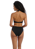 Figi kąpielowe z wysokim stanem Freya Swim JEWEL COVE AS7236PLK High Waist Bikini Brief Plain Black