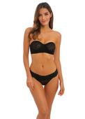 Biustonosz strapless Wacoal HALO LACE WA854205BLK Strapless Bra Black