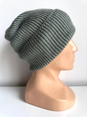 Beanie czapka z wełny merino VARELLA 100% Baby Merino 50 Zielona Szałwia