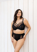 Biustonosz Elomi BRIANNA EL8080BLK Uw Plunge Bra Black